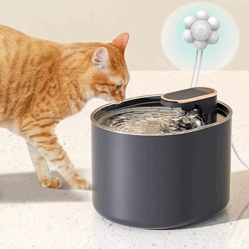 3L Functional Model Auto Cat Water Fountain Filter Automatic Sensor Drinker